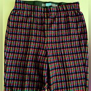 ❤️💚💙🖤EVA FRANCO Urban Outfitters Plaid Stretch Pants NEW
